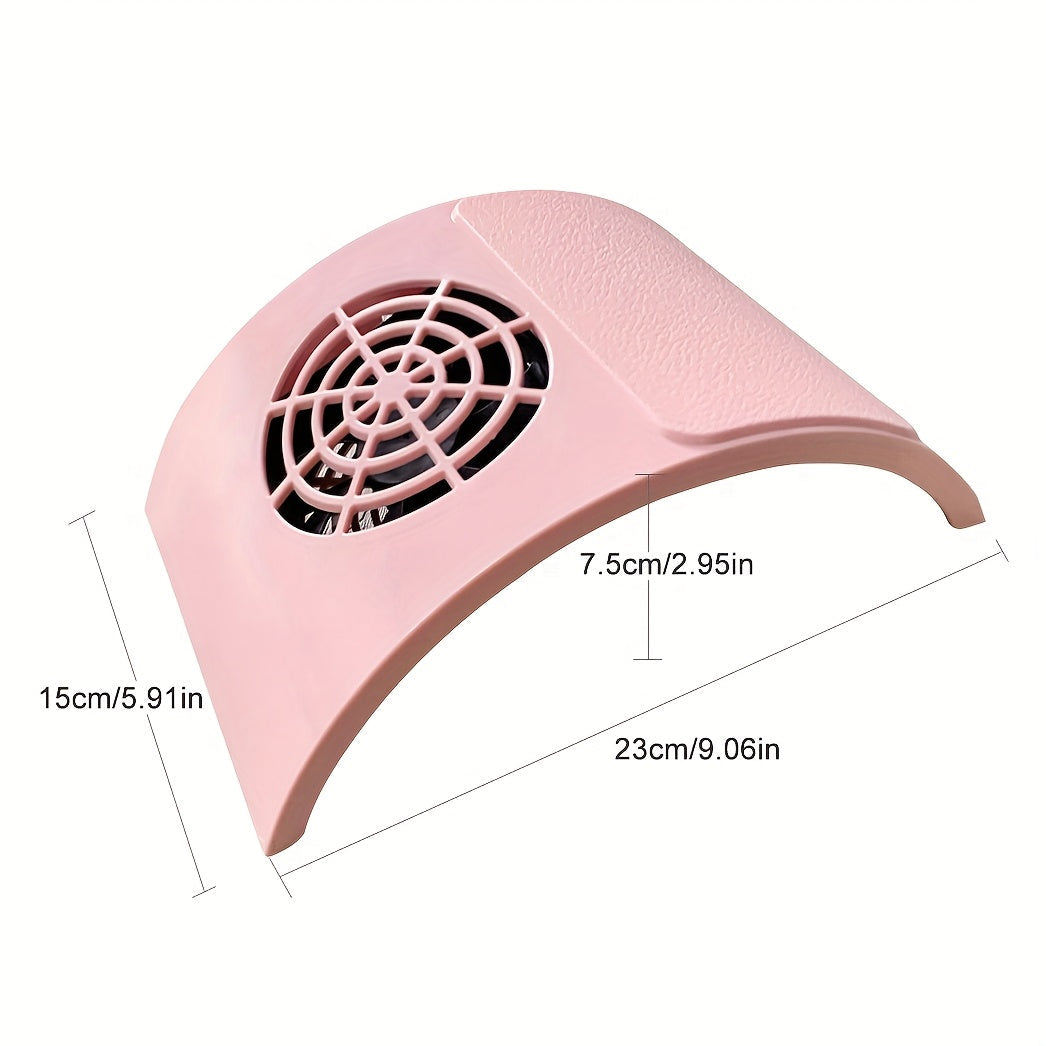 Limpiador de uñas con cabeza de molienda alimentado por USB - Herramienta de arte de uñas compacta y ligera, no necesita batería, 3 colores (blanco/negro/azul) para manicura y pedicura, diseño mini portátil para uso en salón de casa, accesorios de tecnol