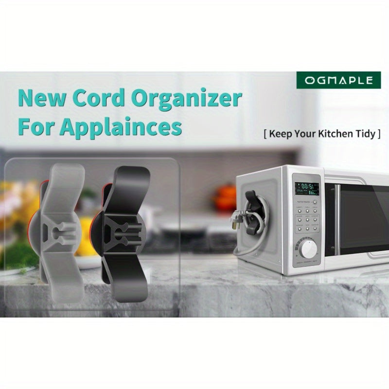 Organizador de cables para electrodomésticos, 4/2/1 pieza, organizador de cables de cocina actualizado, guardacables, envoltorio de cables, soporte de cables, enrollador de cables para electrodomésticos, freidora de aire, cafetera, licuadora, mezcladora,