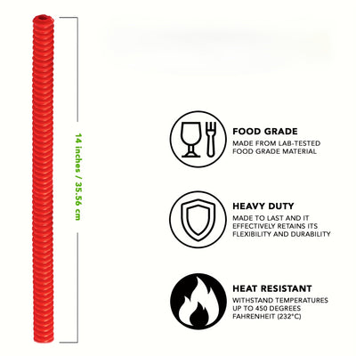 2 paquetes de protectores de bordes de rejilla de horno de silicona - Protectores de estantes de horno resistentes al calor, sin BPA, aptos para alimentos, prevención de quemaduras, herramienta de cocina para la seguridad del horno