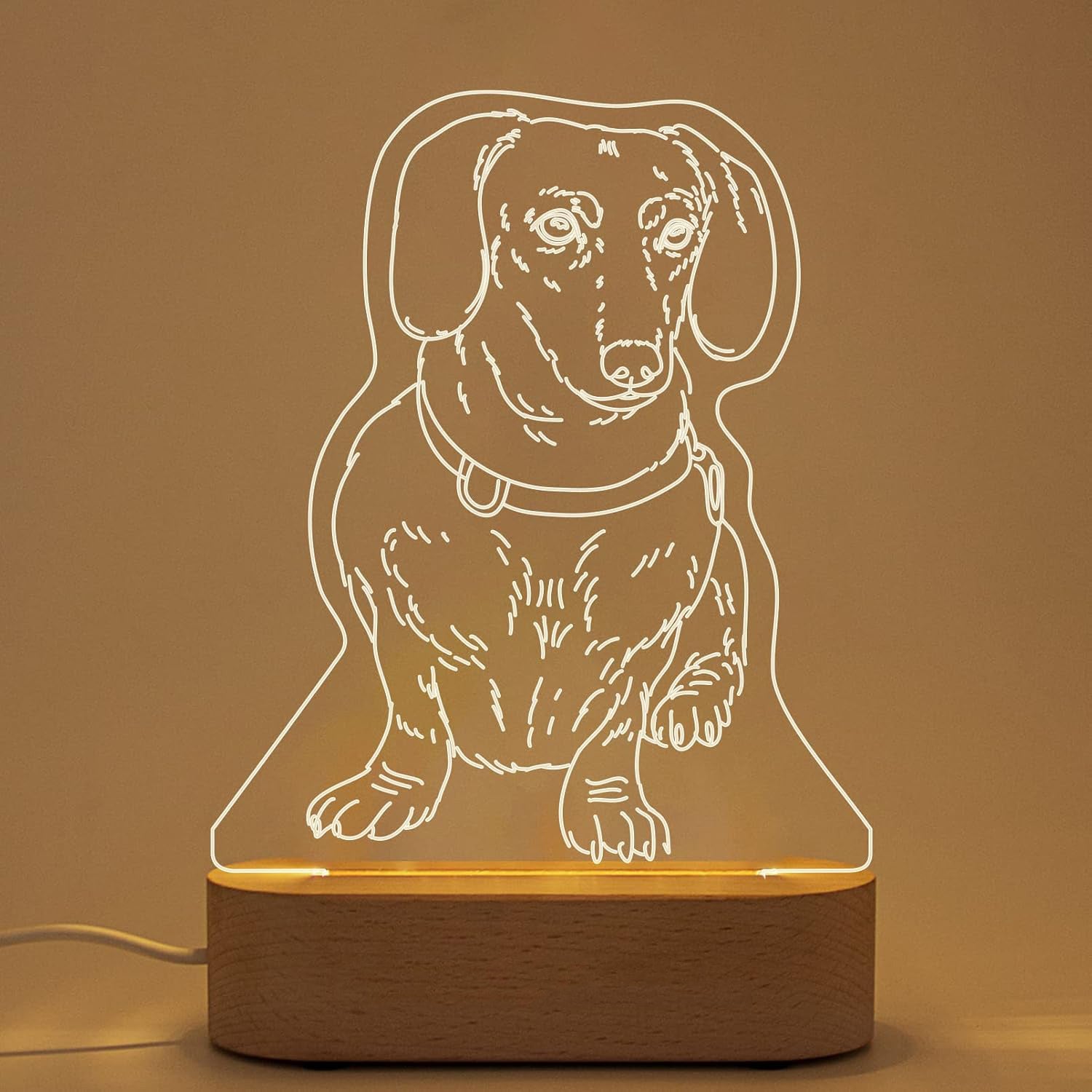 1pc Lámpara de foto 3D personalizada Lámpara de noche con retrato personalizado Cubo de luz con imagen grabada Marco de placa conmemorativa Regalos de cumpleaños para recordar Usando mis propias fotos para hombres y mujeres – Estilo moderno, alimentado p
