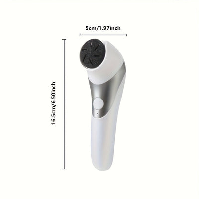 Desmastrillador eléctrico de pies con doble cabeza, cargable por USB, ideal para esmaltes gruesos y cuidado de la piel seca, fácil de usar con cabezas reemplazables, regalo perfecto para 10 días festivos, herramienta de cuidado de pies | Cuidado de pies