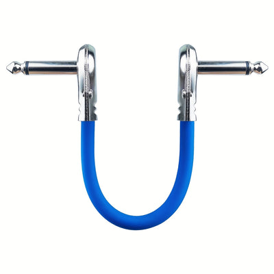 6 piezas de cables de parche de guitarra premium de 12", cables de parche de guitarra premium de 1mm de cobre para reducir el ruido y mejorar la señal en la configuración de pedalboard (multicolor), cable de guitarra, accesorios de pedalboard, diseño vib