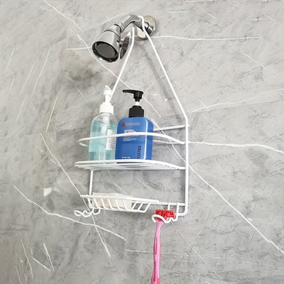 1pc Caddy De Ducha Para Cabezal De Ducha, Mantenga El Baño Limpio Y Refrescante, Instalación De Suspensión, Accesorios De Baño, Almacenamiento Y Organizador De Baño
