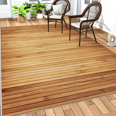 Tapete de Terciopelo / 850g/metro cuadrado con estampado geométrico abstracto y floral al estilo bohemio, patrón persa rojo vintage, antideslizante y fácil de mantener, adecuado para uso exterior, jardines y áreas de mucho tráfico, lavable a máquina con