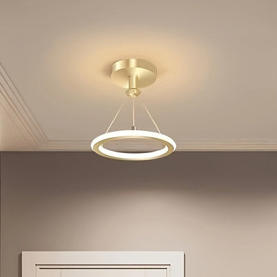 Lámpara Colgante LED Mini Moderna - Ajustable de 3000K-6000K, Acabado Metálico Elegante, Ideal para Vestíbulo, Dormitorio, Cocina, Comedor, Balcón y Cuarto de Baño, Luz Decorativa | Luz Metálica Elegante | Construcción Metálica, Decoración Ligera