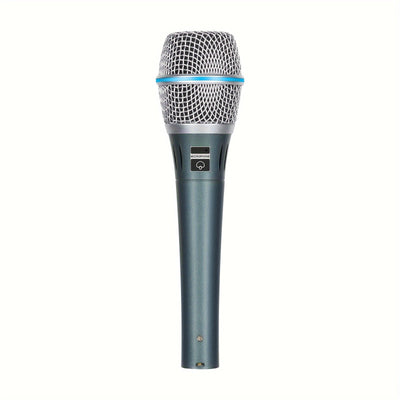 Micrófono Dinámico XGES-87A Profesional de Mano con Cable de 3m y Bolsa para Juegos, Karaoke y Canto
