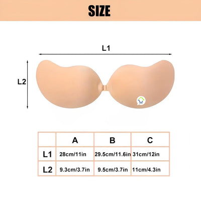 Brasier Adhesivo Invisible Levanta Senos Sujetador Busto GMLEV-277