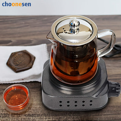 Mini calentador eléctrico, ideal para cocinas pequeñas y oficinas, dormitorios, color plateado, enchufe estándar US, batería no incluida