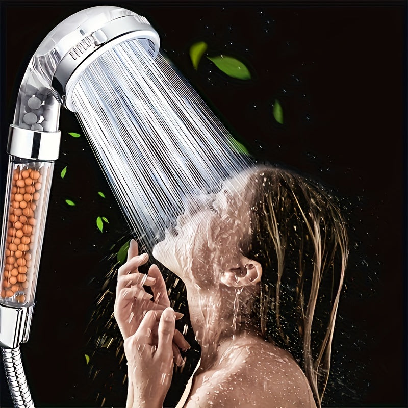 Cabezal de ducha de montaje en pared vintage con filtro de agua de alta presión para conservación de agua y pulverizador manual para piel y cabello secos, Cabezal de ducha de conservación de agua | Cabezal de ducha de estilo vintage | Cabezal de ducha de