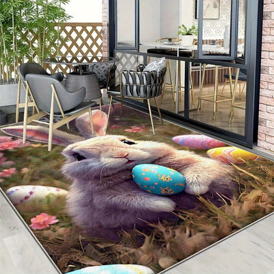 Alfombra de Terciopelo Floral 852gsm para Exteriores – Diseño Moderno y Minimalista, Antideslizante y Fácil de Limpiar, Ideal para Áreas con Alto Tráfico, Lavable a Máquina con Base Antideslizante, Elegancia Francesa de Pelo Bajo