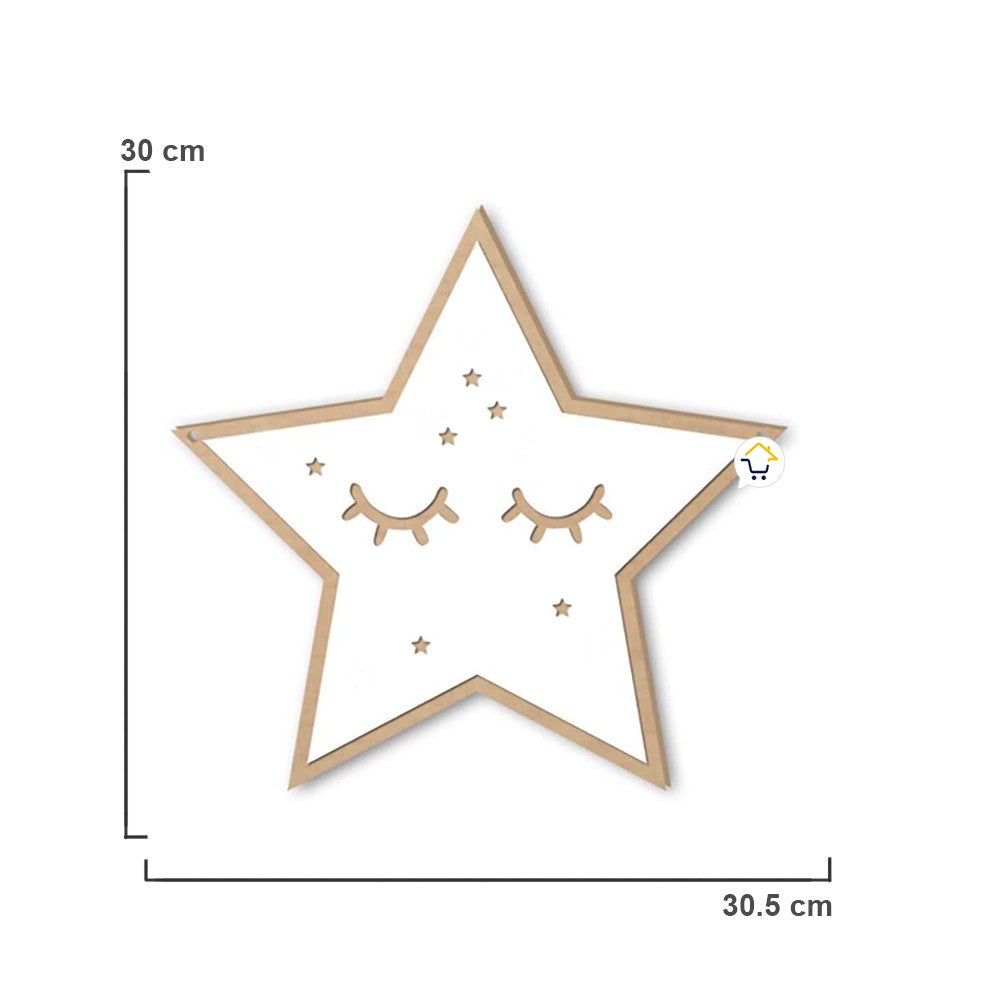 Espejo Acrílico Decorativo Marco Madera Niños JK180