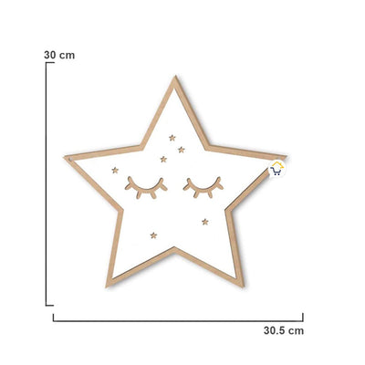 Espejo Acrílico Decorativo Marco Madera Niños JK180