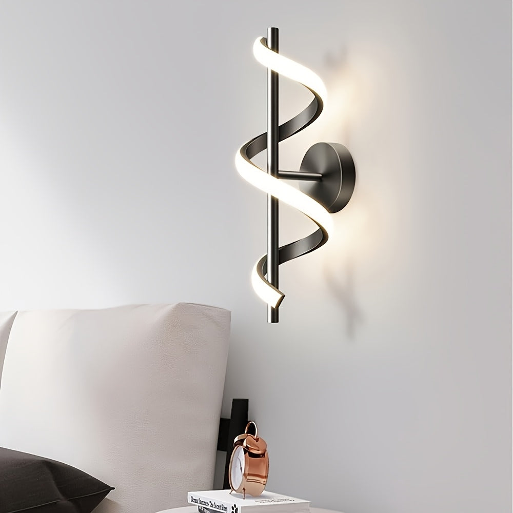 1pc Aplique Creativo, Aplique de Pared para Dormitorio, Aplique Decorativo para Pasillo, Aplique Americano Moderno Minimalista - Incluye Herramientas de Instalación