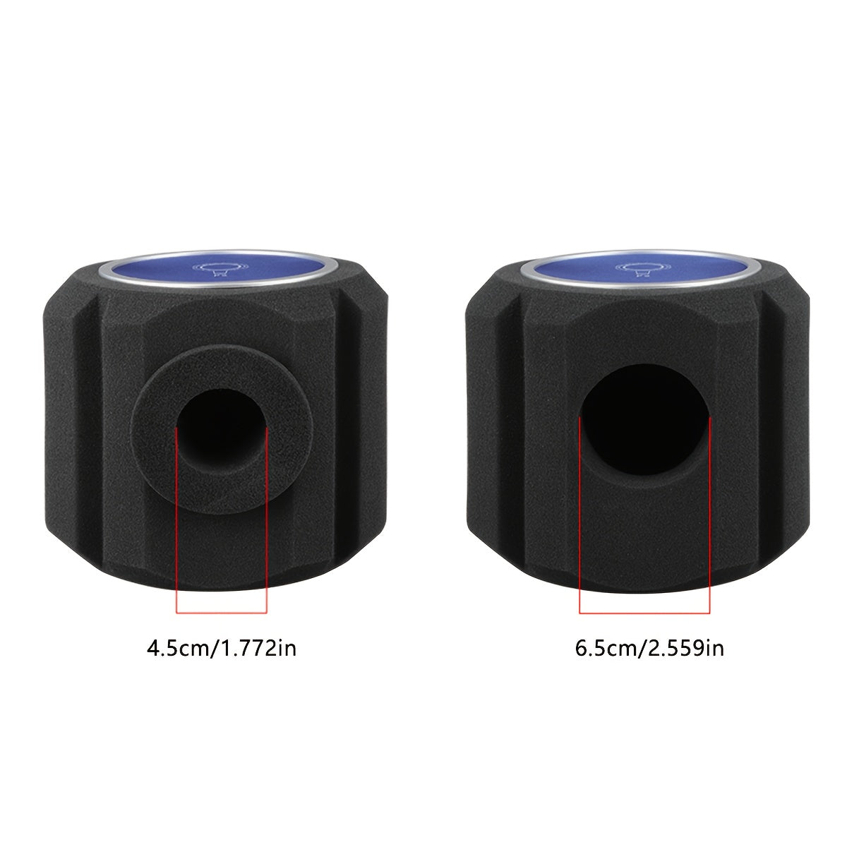 Filtro Pop de Estudio BOMGE para Micrófono con Pantalla de Espuma Insonorizante - Compatible con la Mayoría de Micrófonos, Instalación Fácil, Reducción de Ruido para Grabaciones Más Claras, Protector Antiviento, Montable en Soporte, Absorción de Sonido S