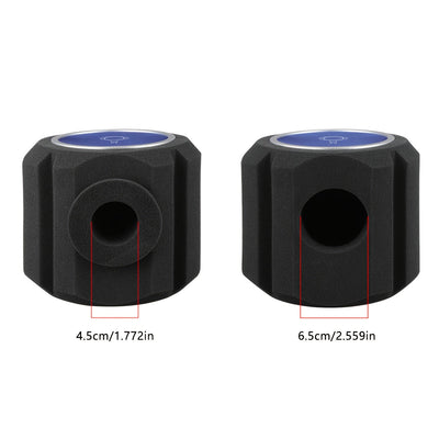 Filtro Pop de Estudio BOMGE para Micrófono con Pantalla de Espuma Insonorizante - Compatible con la Mayoría de Micrófonos, Instalación Fácil, Reducción de Ruido para Grabaciones Más Claras, Protector Antiviento, Montable en Soporte, Absorción de Sonido S