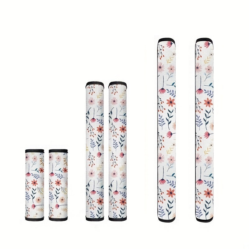 6pcs Cubiertas de Manijas para Electrodomésticos de Cocina con Mariposas y Libélulas - Fácil Instalación, Adecuadas para Microondas, Refrigeradores, Hornos y Armarios