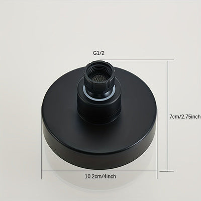Cabezal de ducha de alta presión, potente rociador para baño, con boquillas pequeñas de silicón y chorro fuerte, tipo universal para duchas con flujo de agua alto o bajo, accesorios para baño