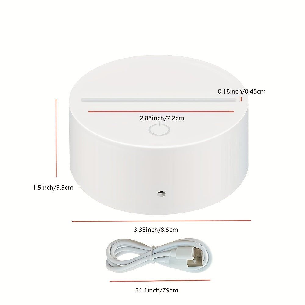 1pc Luz Nocturna LED 3D de Messi - Estrella del Fútbol Verde para Escritorio con Control Gráfico, Alimentada por USB, Interruptor Táctil, Diseño de Trofeo Mate, Perfecta para Aficionados y Entusiastas Deportivos