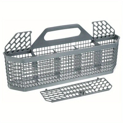 Cesta de reemplazo para lavavajillas - Organizador de cocina de plástico duradero con agujeros de ventilación, diseño que ahorra espacio para almacenamiento de lavavajillas y utensilios, accesorio de fácil acceso para cocinas modernas, organizador de lav