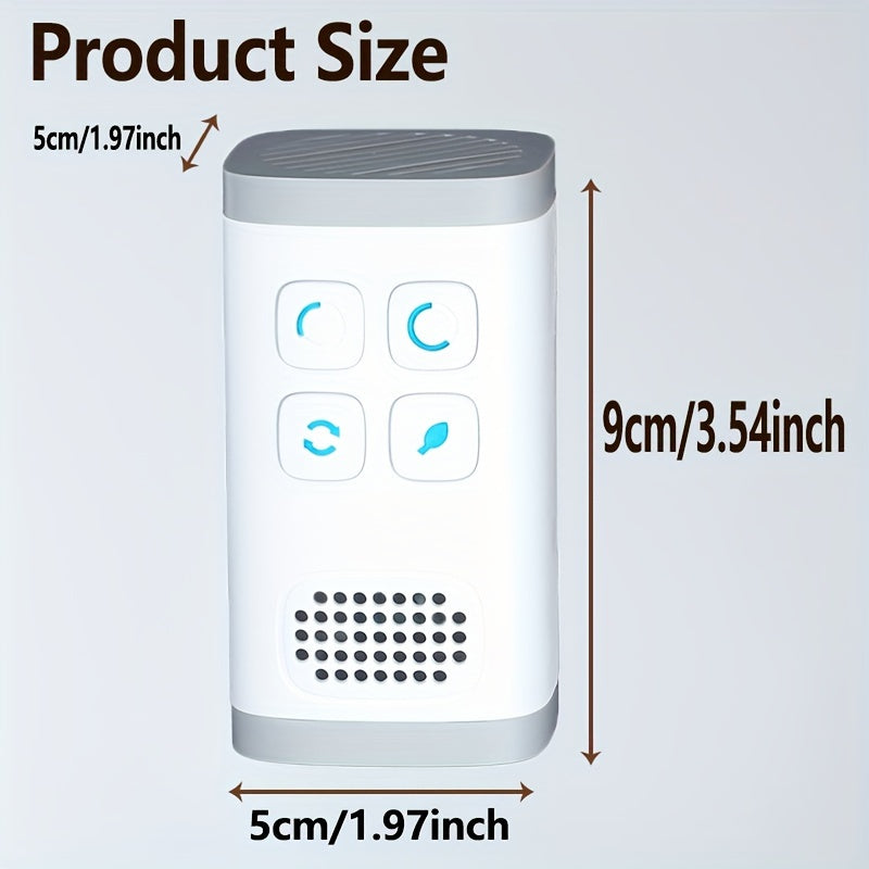 1 purificador de aire con iones negativos y ozono, purificador de aire mini enchufable para el hogar, purificador de aire portátil práctico, elimina olores de mascotas y humo, ideal para dormitorios pequeños, oficinas y salas