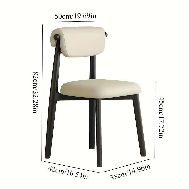 Silla de comedor minimalista francesa moderna - Silla de brazos de lona de lujo gris con diseño de espalda abierta y marco de metal, asiento acolchado, adecuada para el hogar, hoteles, restaurantes, estilo nórdico, estructura duradera, tela de alta calid