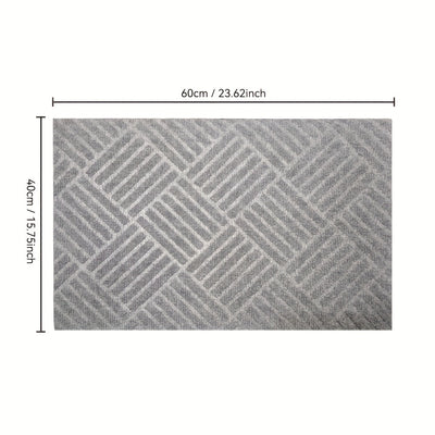 1pc Alfombrilla de Goma para Puerta, Alfombrilla para Hogar, Alfombrilla Antideslizante para Piso, Alfombrilla de Entrada, Alfombrilla de Foyer