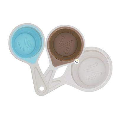 Cucharas Medidoras Plegables x3 Taza Porcionera Cocina DH1431