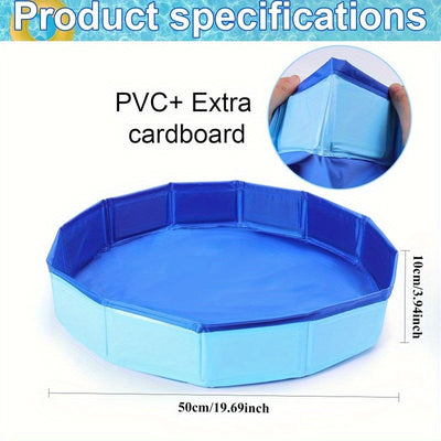 1 pieza de bañera de spa para pies plegable y portátil - Alfombrilla de entrada de piscina de PVC de alta resistencia para adultos, diseño plegable de secado rápido para playa, piscina y cuidado después del ejercicio | Accesorio de higiene esencial para