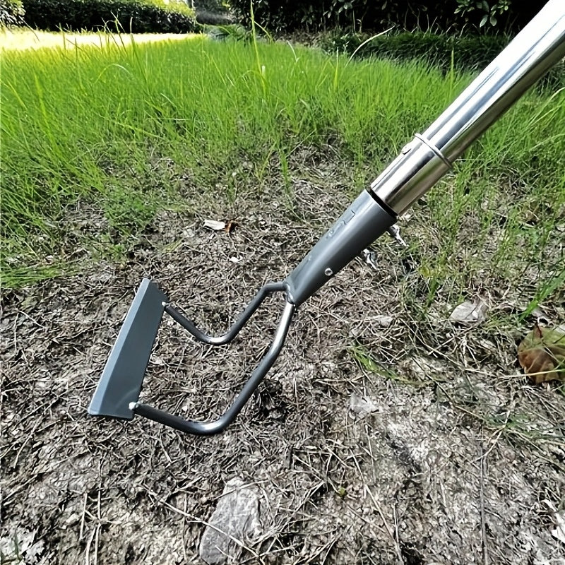 Rastrillo de césped Pala para césped Jardín deshierbador agrícola Rastrillo suave para tierra del jardín