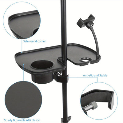 1pc Bandeja para Tarjeta de Sonido Soporte para Micrófono Transmisión Directa K Soporte para Micrófono Estante de Almacenamiento Accesorio Musical para Transmisión en Vivo, Karaoke y Grabación