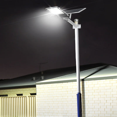 Iluminación exterior solar nueva para patio, luz de calle integrada impermeable y súper brillante