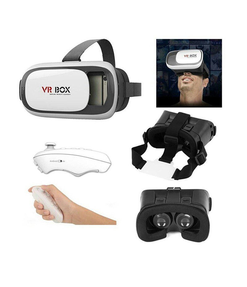 Gafas Realidad Virtual 3D VR Box + Control Bluetooth Juegos Celular Vídeos