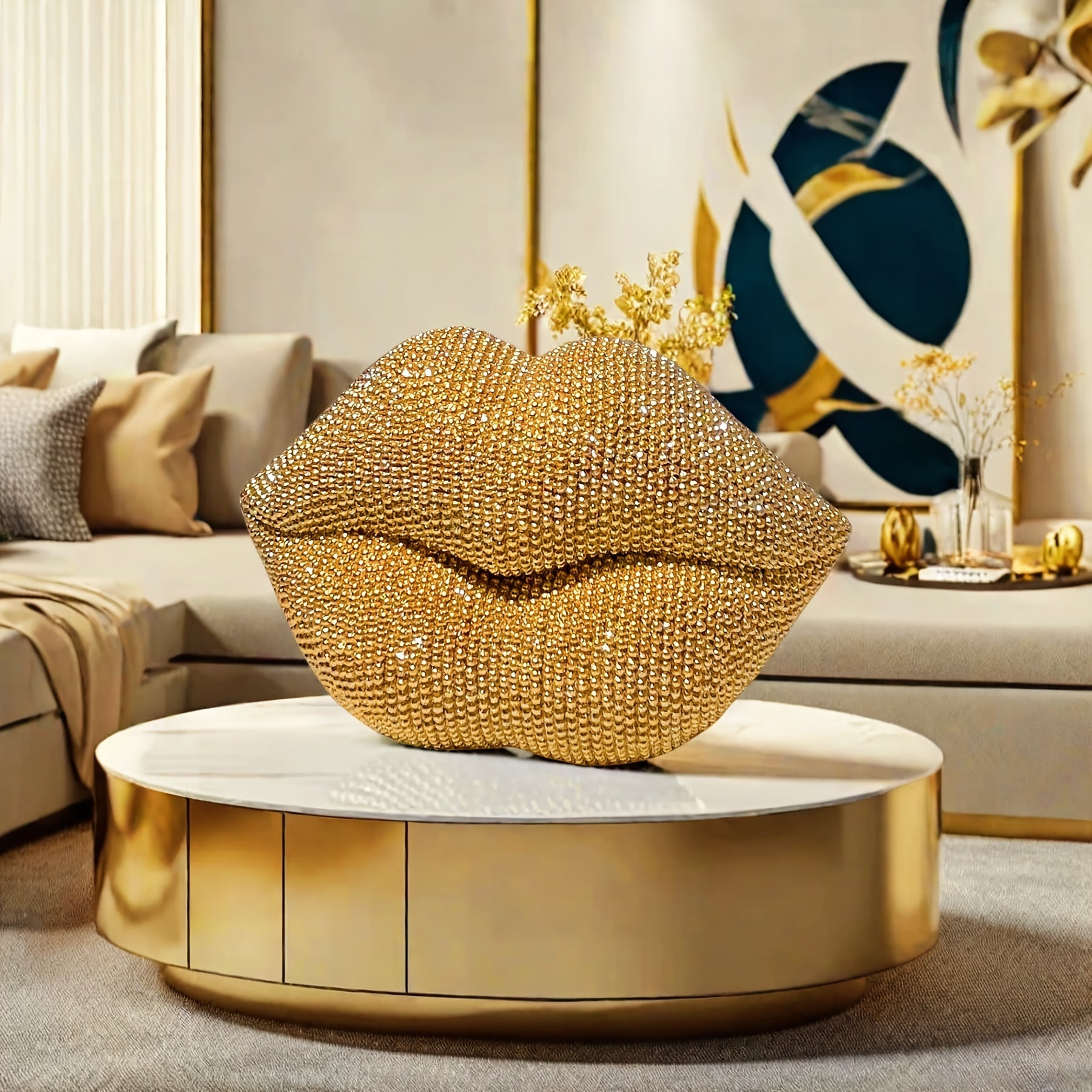 1 pieza de decoración escultural de labios sexy, ideal para sala, oficina, habitación, bar, hotel, baño, decoración de bodas, regalo de San Valentín, regalo de compromiso y diversos regalos decorativos para festividades