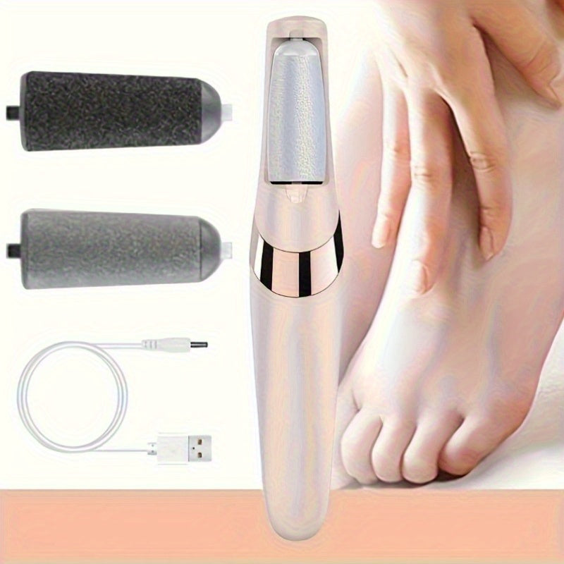 Elegido por la mayoría, desmaquillador eléctrico de pies recargable por USB - Conjunto de limas de pies y manos automáticas con superficie opaca, multifuncional y conveniente, regalo ideal para 5 días importantes, Navidad, Halloween, Día de San Valentín,
