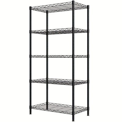 Unidad de Almacenamiento Metálico Resistente de 5 Niveles, - Organizador Multifuncional y Robusto para Cocina, Garaje o Uso Doméstico, Sostiene hasta 20kg+, Fácil Montaje, Organizadores y Almacenamiento de Cocina