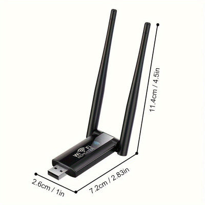 Amplificador de Señal WiFi de Alta Potencia 300Mbps, Repetidor Inalámbrico Portátil con Alimentación USB para Cobertura Interior Más Fuerte, Amplifica la Señal WiFi para Uso en Hogar y Oficina, No Requiere Batería, Amplificador de Wifi Interior | Accesor