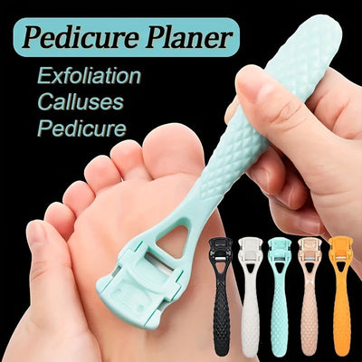 3 Piezas Raspador de Pies, Eliminador de Cutículas Beige y Herramienta para Cuidado de Talones y Plantillas, Kit de Belleza e Higiene Personal