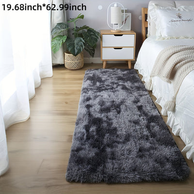Un tapete de felpa suave, tapete esponjoso antideslizante para la cabecera de la cama, tapete navideño con diseño de nudo, adecuado para decoración de dormitorio y sala de estar, tapete amigable para mascotas, decoración del hogar, decoración de la habit