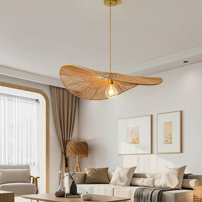 Linterna de Diseño Moderno Tejido a Mano con Hojas - Brillo Dorado Cálido, Material de Fibra Natural, No Necesita Electricidad para Decoración del Hogar, Regalo de San Valentín, Espacios Inspirados en Zen, Lámparas de Pared para Salón y Restaurantes, Ilu