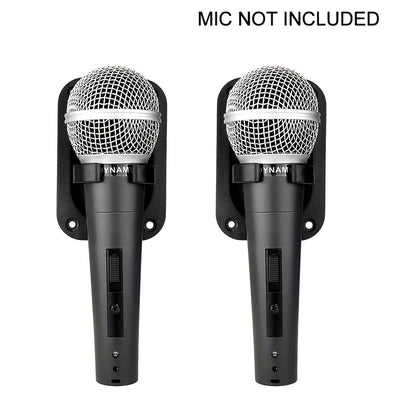 Dos Soportes de Micrófono de Altavoces Plegables