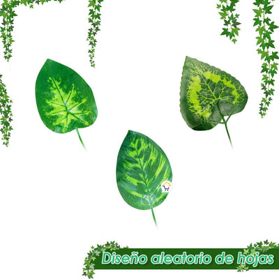 Enredadera Decorativa Larga X12 Follaje Artificial Decoración Hogar Jardín RF 410