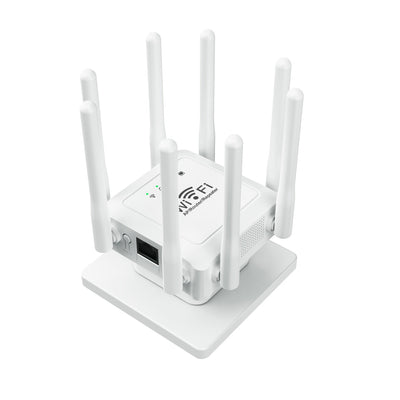 Un amplificador de señal adecuado para uso doméstico a larga distancia, cubriendo hasta 12,850 pies cuadrados y soportando 108 dispositivos, amplificador de señal de extensor de Wifi, amplificador de señal de Internet, extensor de Wifi remoto, extensor d