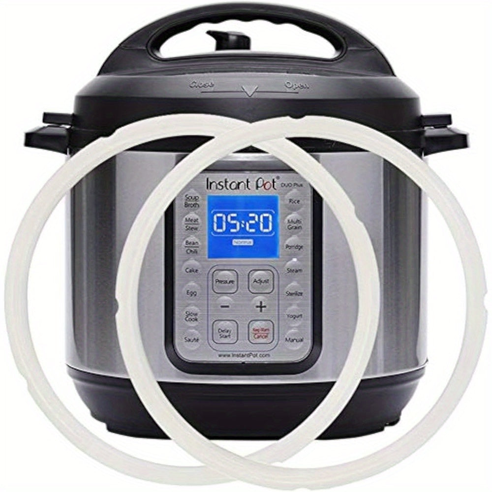 2 piezas de Anillos de Sellado de Silicona para Olla Instantánea de 6Qt - Grado Alimenticio, Resistentes al Calor, Antifugas y Fácil Limpieza para IP-DUO60/LUX60, DUO50/LUX50, Smart-60, CSG60/CSG50 - Cocina Dulce y Salada, Sellado Estanco | Diseño Elegan