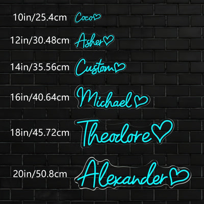 1pc Luminaria de Neón LED Personalizable, con alimentación USB y montaje en pared con atenuador y control de botón, decoración de pared personalizada para dormitorio, fiesta, boda, cumpleaños, Navidad - Luminaria de Neón LED con control de atenuador, sin
