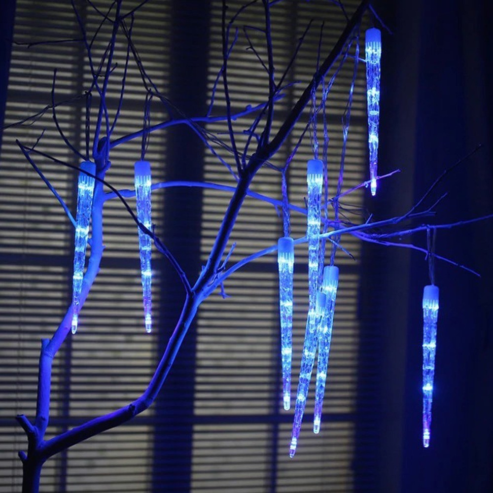 Luz led Tubo Hielo 4.5 Metros 12 Hielos Azul 2272