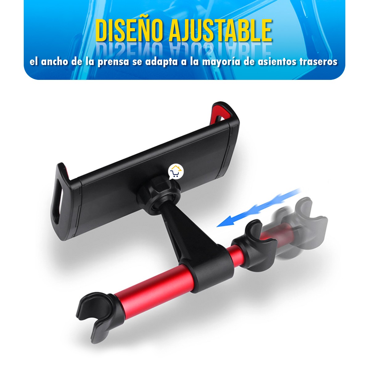 Soporte Universal Celular Asiento Trasero Auto Holder 082