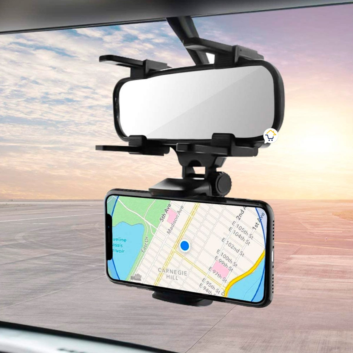 Soporte Universal Celular Auto Espejo Retrovisor Holder SUC01