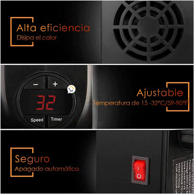 Calentador Eléctrico Portátil Calefactor Ambiente CPA01