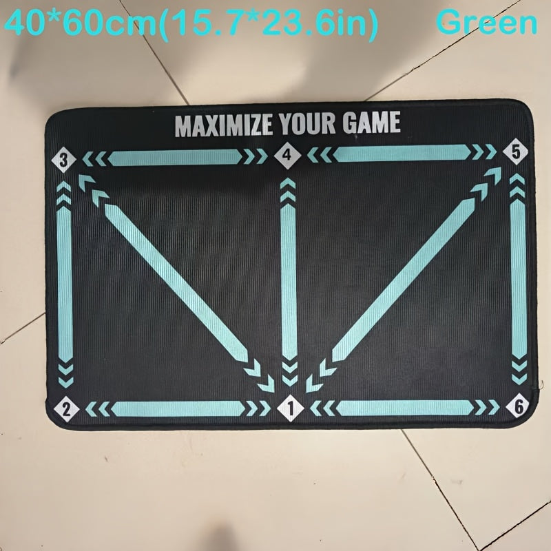 1pc Alfombra de Entrenamiento para Habilidades Pies, Antideslizante, Mejora del Control y Destreza en el Pie, Gimnasia con Aislamiento Acústico Interior, Alfombra de Velocidad y Agilidad, para San Valentín, Pascua, Día de Acción de Gracias, Navidad