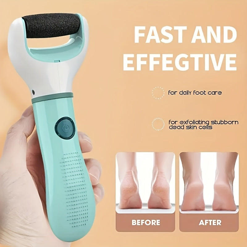 Limpiador eléctrico profesional para pies, amoladora de pies recargable USB, batería duradera, fácil de transportar y limpiar